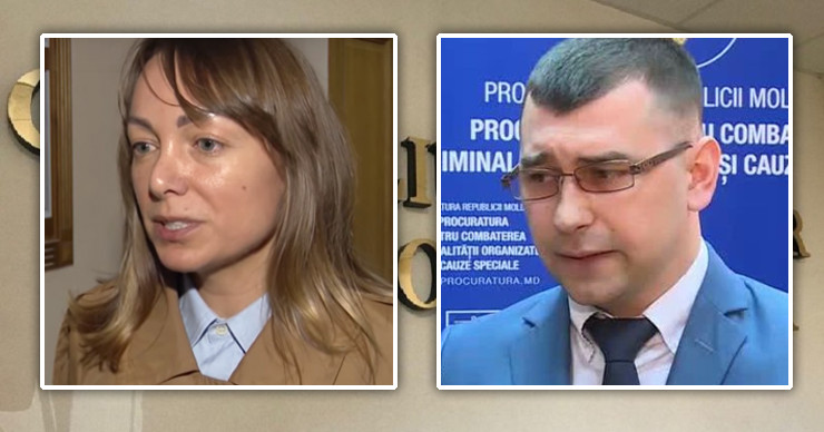 Прокуроры PCCOCS Елена Черуца и Думитрий Рэйляну отстранены от должности. Коллаж: Point.md