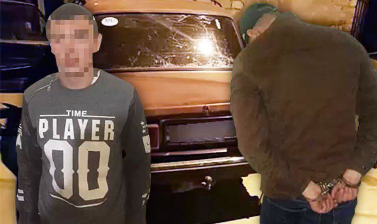 Полиция задержала двоих мужчин, подозреваемых в угоне авто и ограблении.