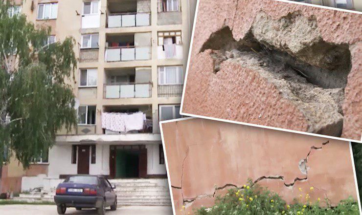 Жильцы дома в Хынчештах боятся повторения трагедии в Атаках.