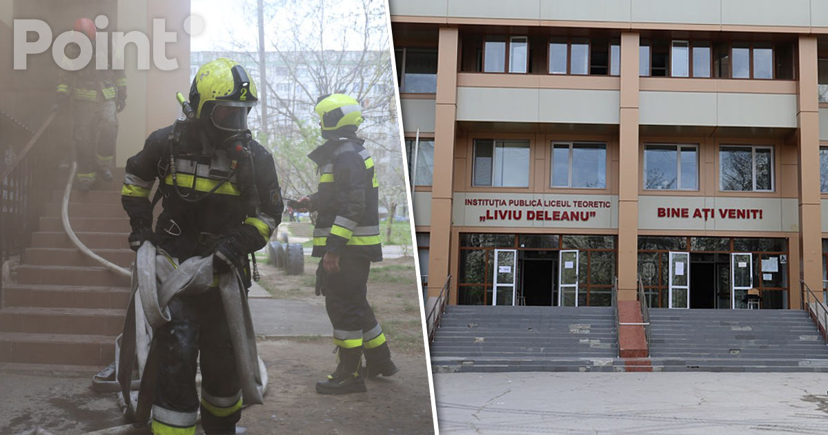 ГИЧС назвал наиболее вероятную причину возникновения пожара в лицее им. Деляну.