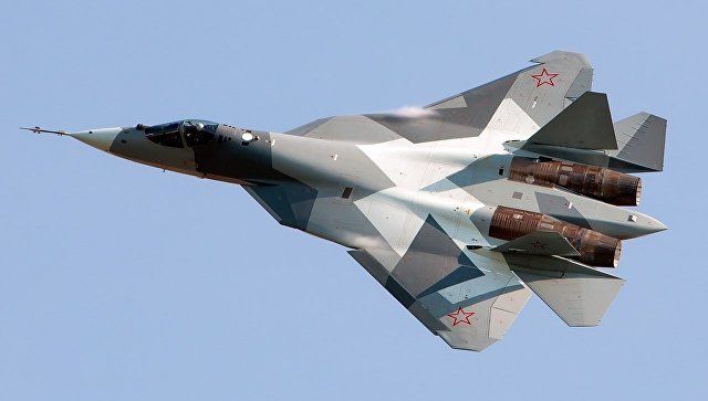 Над Красной площадью в ходе парада Победы пролетят истребители Су-57.
