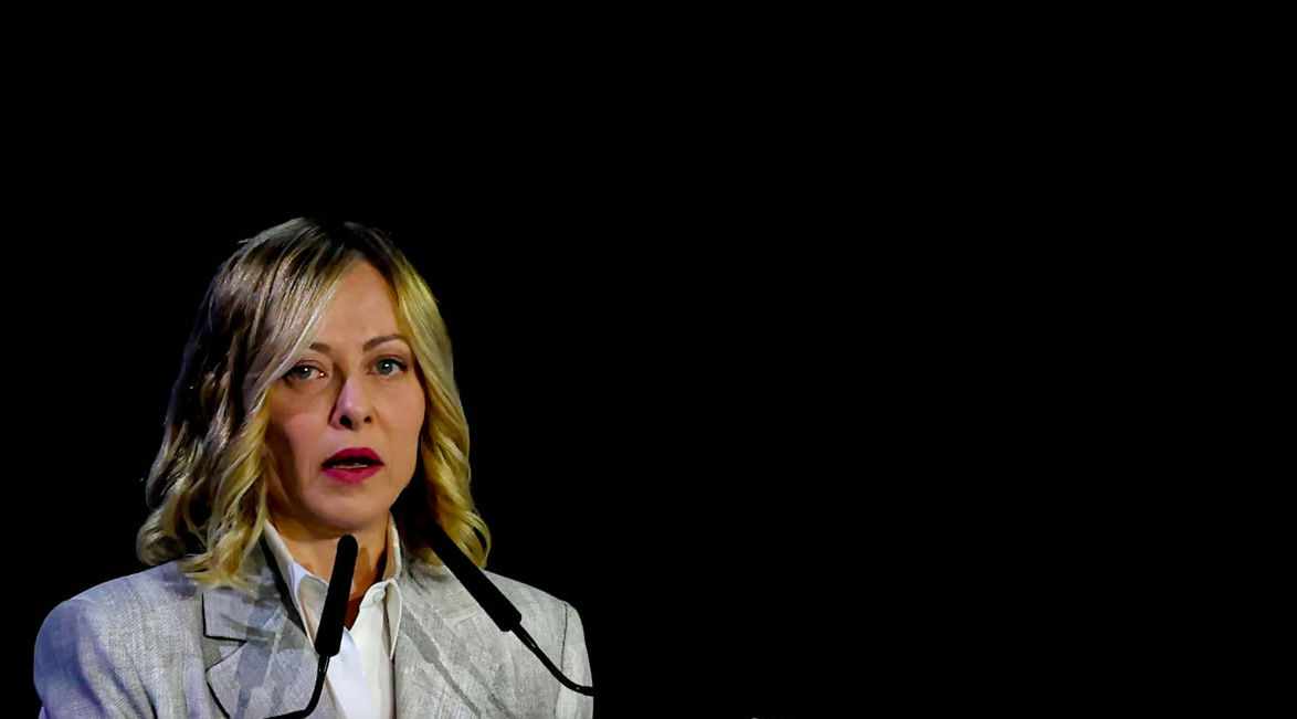 Premierul Italiei, Giorgia Meloni.