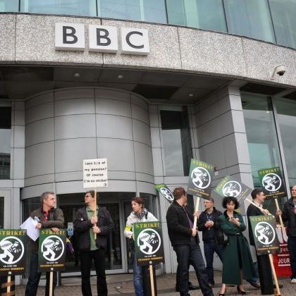 Potrivit sindicatelor, BBC a pierdut 7.000 de locuri de muncă din 2004. 