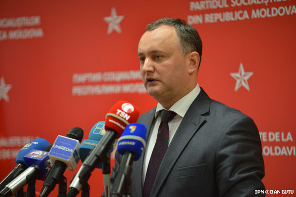 Додон отметил, что уже в самые ближайшие дни Партия социалистов начнёт процедуру по аннулированию результатов выборов. Фото: info-prim.md