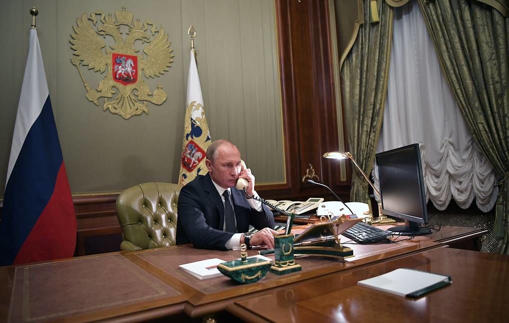 Путин и Трамп провели телефонные переговоры.