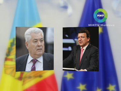 Воронин рассказал Баррозу, почему Молдове нельзя подписывать Соглашение о ассоциации.  Фото: mirtv.md