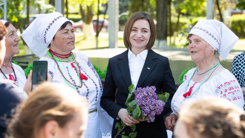 Санду - жителям берега Днестра: Я приехала, чтобы подбодрить вас.