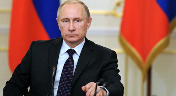 Preşedintele Rusiei, Vladimir Putin. 