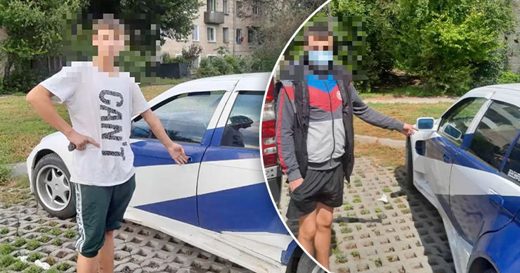 В Кишинёве задержали двух юных угонщиков. Коллаж: Point.md