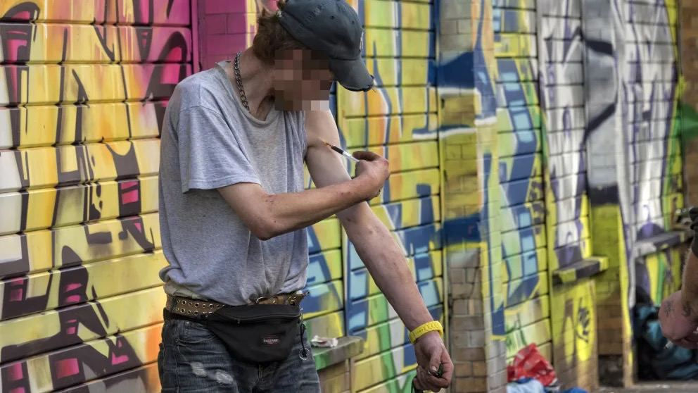 Frankfurt este în pragul unei epidemii de fentanil.