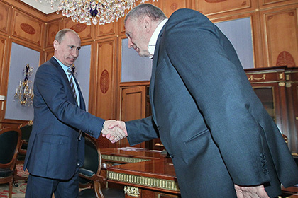 Большинство идей Жириновского зал встретил смехом.