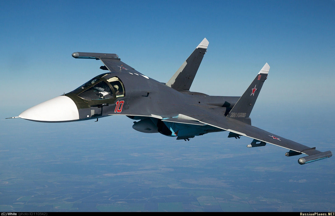 Су-34 имеют самое современное вооружение.