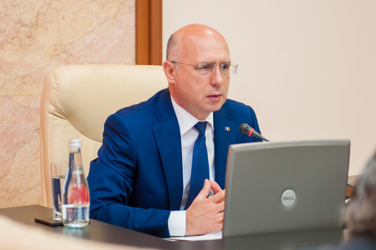 Председатель Демократической партии Молдовы Павел Филип. 