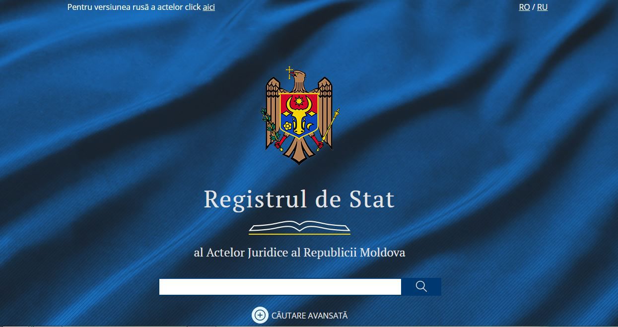 В настоящее время портал legis.md работает в тестовом режиме.