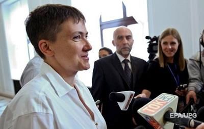 Савченко назвала условие прекращения голодовки.
