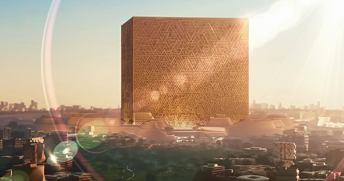 Arabia Saudită a înghețat proiectul cubului gigant Mukaab.