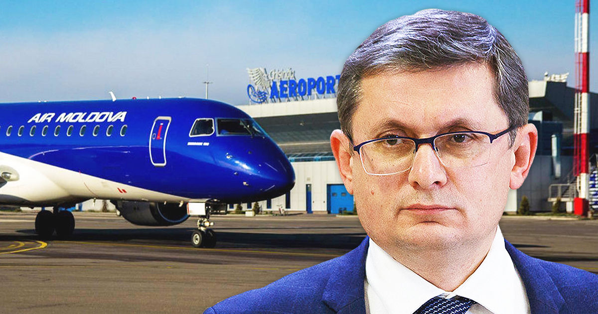 Гросу об отмене рейсов Air Moldova: Остался только воздух и огромные долги. Коллаж: Point.md