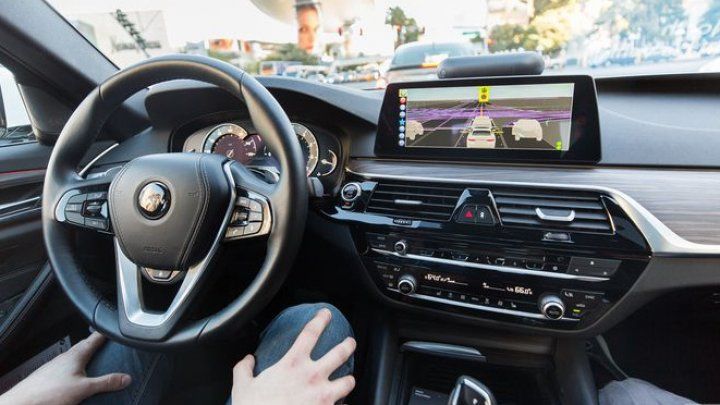 Prototipul unui taximetru autonom, prezentat la Las Vegas. Foto: publika.md
