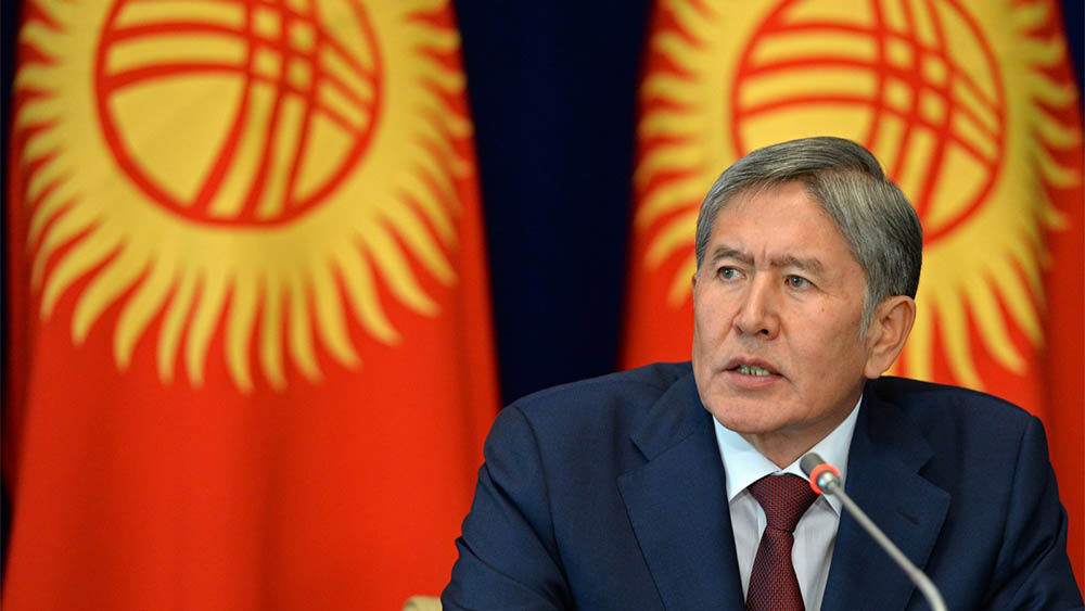 Президент Киргизии Алмазбек Атамбаев.