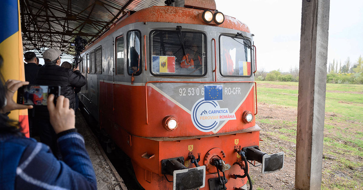 În Moldova a fost testată calea ferată restaurată până în România.