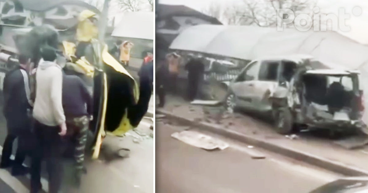 Accident grav la Călărași: Două microbuze s-au tamponat.