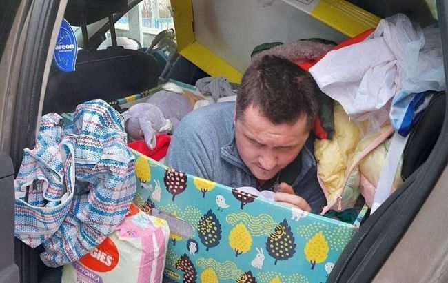 Мужчина хотел сбежать из Украины в "пакете малыша", спрятавшись между памперсами.
