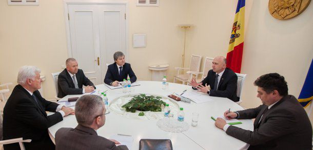 Pavel Filip s-a întâlnit cu conducerea companiei Gazprom.  Foto: gov.md