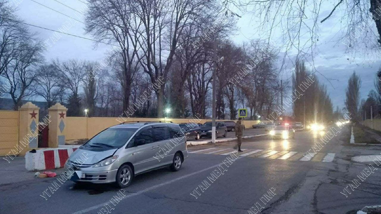 В Рыбнице на пешеходном переходе сбили пенсионера.
