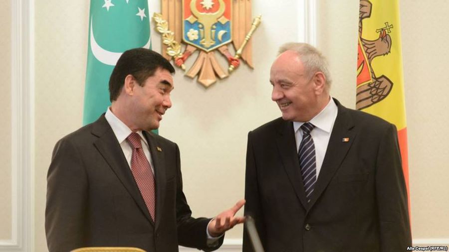 Preşedintele Turkmenistanului, Gurbangulî Berdîmuhamedov, a efectuat o vizită în Moldova.