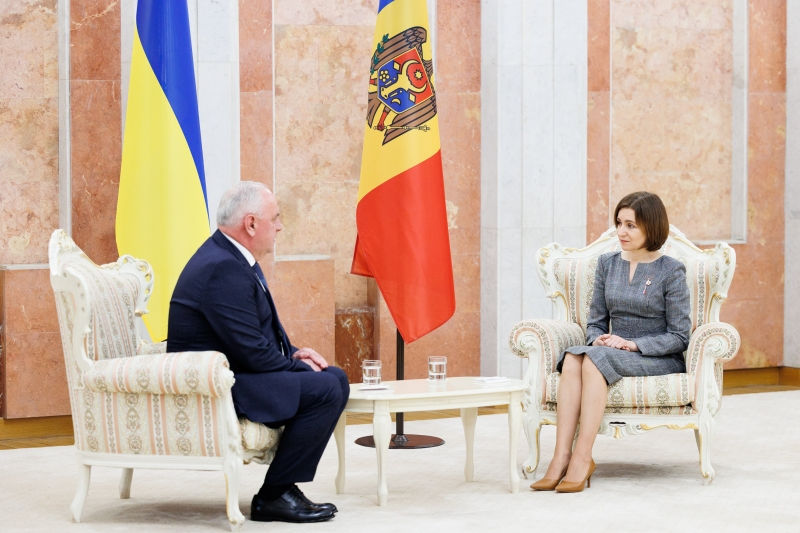 Майя Санду приняла верительные грамоты нового посла Украины в Республике Молдова.