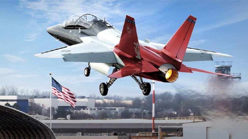 Boeing представил ВВС США первый опытный образец Т-7А Red Hawk.