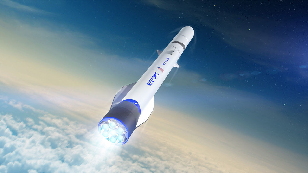 Для марсианской миссии NASA выбрало ракету Blue Origin, а не SpaceX.