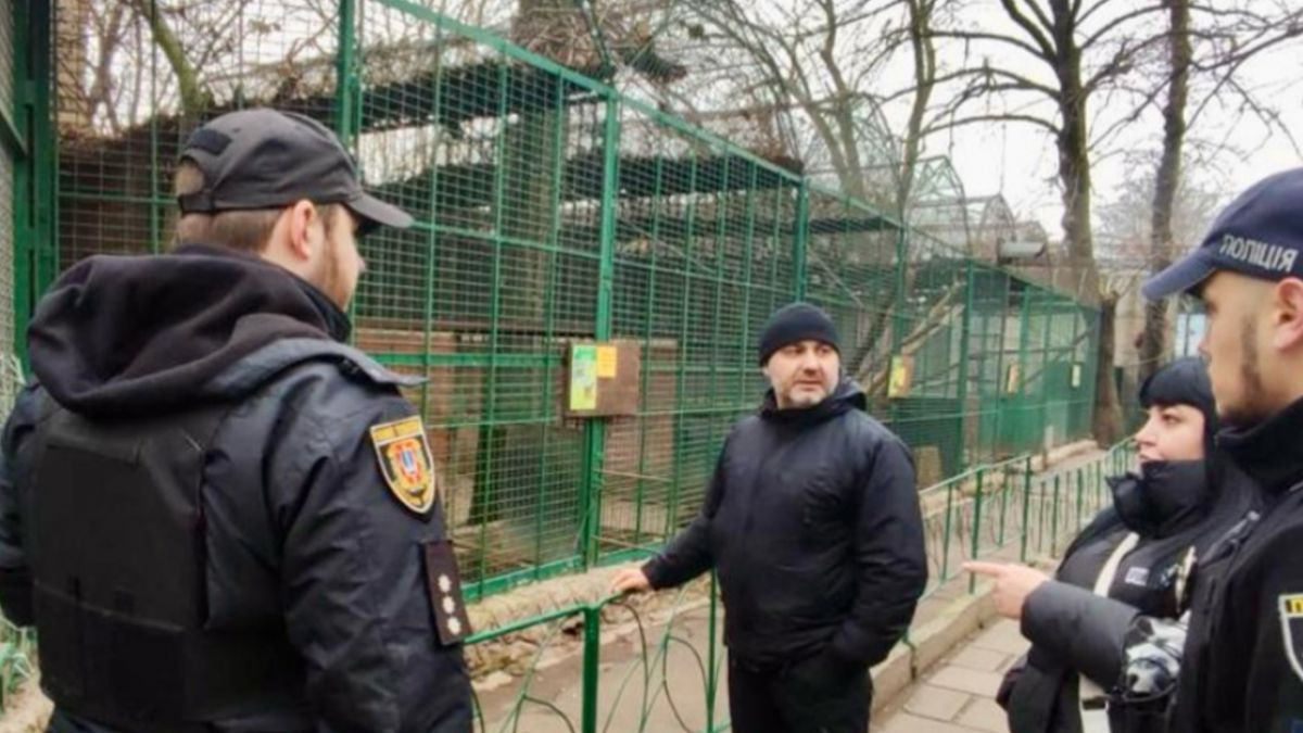 В зоопарке Одессы леопард напал на человека.