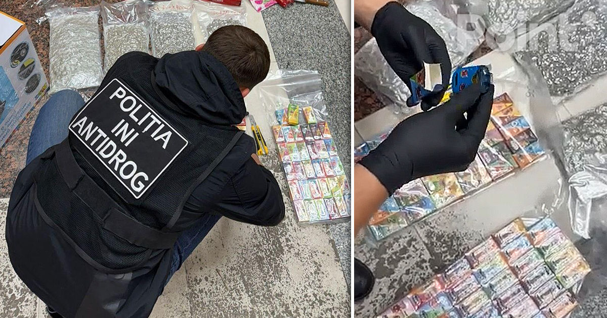 O filieră de trafic de droguri, destructurată în Capitală: Substanțele erau camuflate în colete cu alimente.