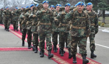 Четвертый контингент военнослужащих Нацармии вернулся из Косово.