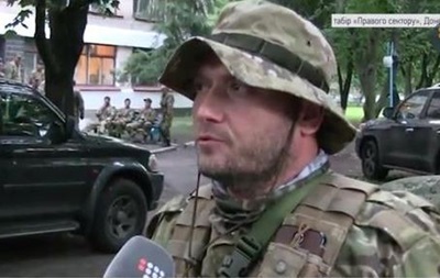 Ярош лично участвует в боевых действиях на Донбассе.