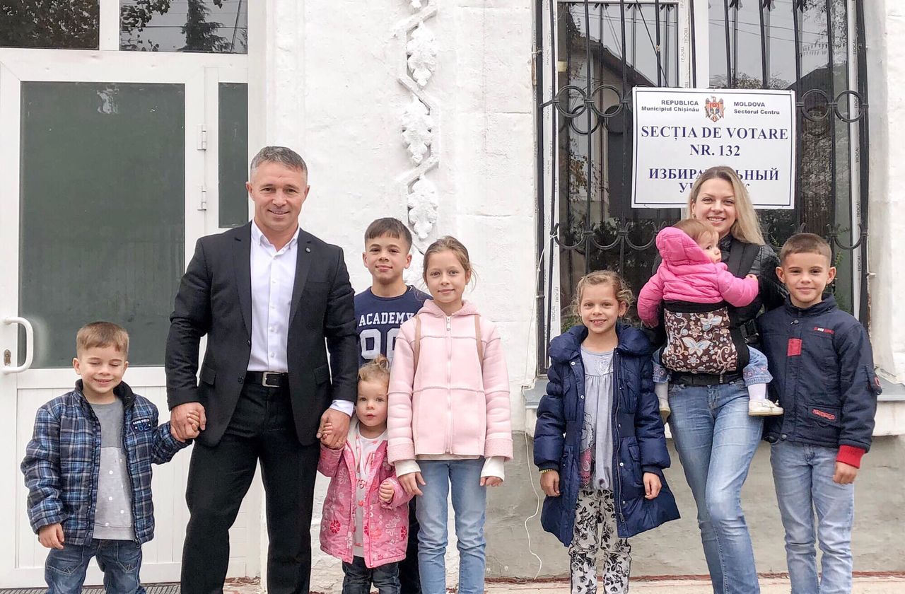 Кандидат от Партии „Воля народа” на должность примара столицы Теодор Кырнац.