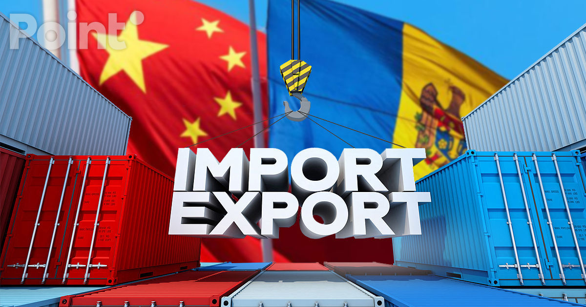 Moldova importă din China de 179 de ori mai mult decât exportă.