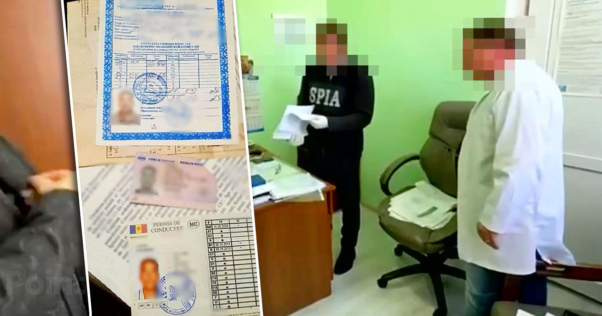 O schemă de falsificare a certificatelor medicale pentru permisele de conducere, descoperită la Hâncești.