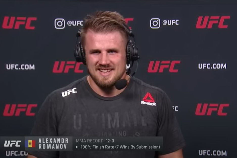 Александр Романов вошел в Топ-15 тяжелого веса рейтинга UFC.