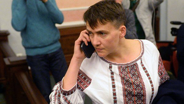 Депутат Верховной рады Украины Надежда Савченко.