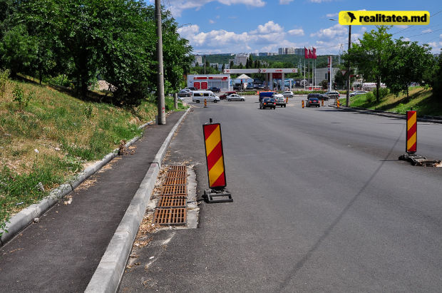 Traficul rutier pe strada Vasile Alecsandri, suspendat. Foto: realitatea.md