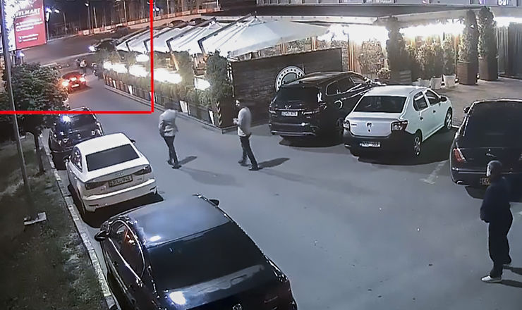 Опубликовано видео драки спортсменов К1 у клуба.