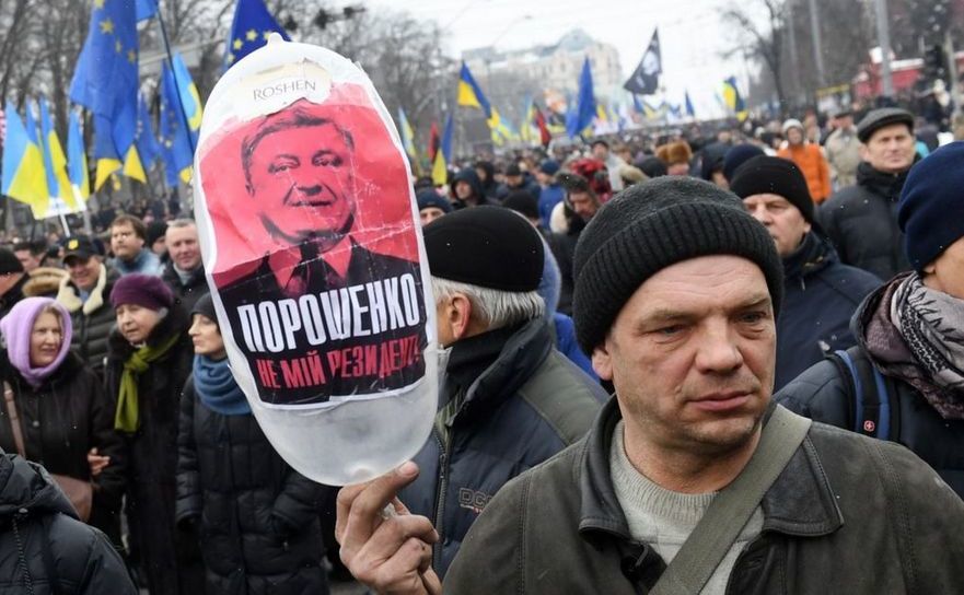 Proteste la Kiev: Alegerile din Rusia şi demisia lui Poroşenko. Foto: Politico