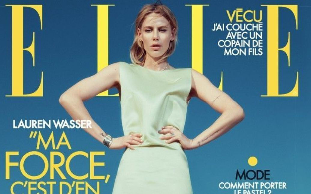 На обложке Elle появилась модель с "золотыми ногами": выпуск посвящен Украине.