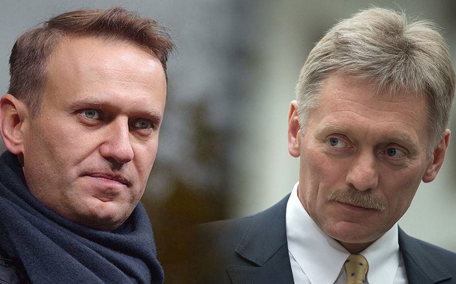 Песков: Кремль не следит за информацией о здоровье Навального.