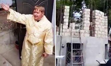 Строящуюся во дворе столичного детсада церковь демонтируют.
