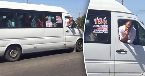 В 186 маршрутке можно почувствовать себя не хуже, чем в кабриолете.