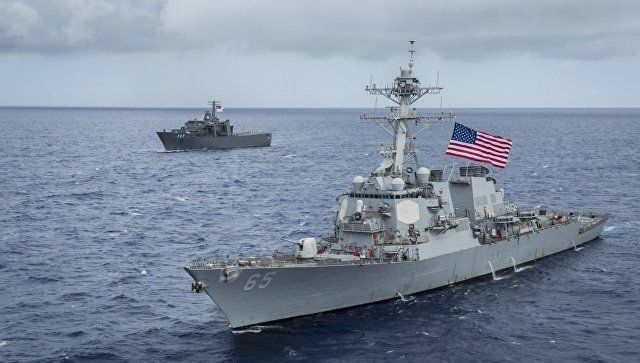 Вошедший в Черное море американский эсминец направляется в Одессу. Фото: US Navy