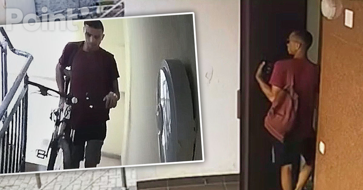 В Кишинёве молодой человек украл велосипед из подъезда: момент попал на камеру.